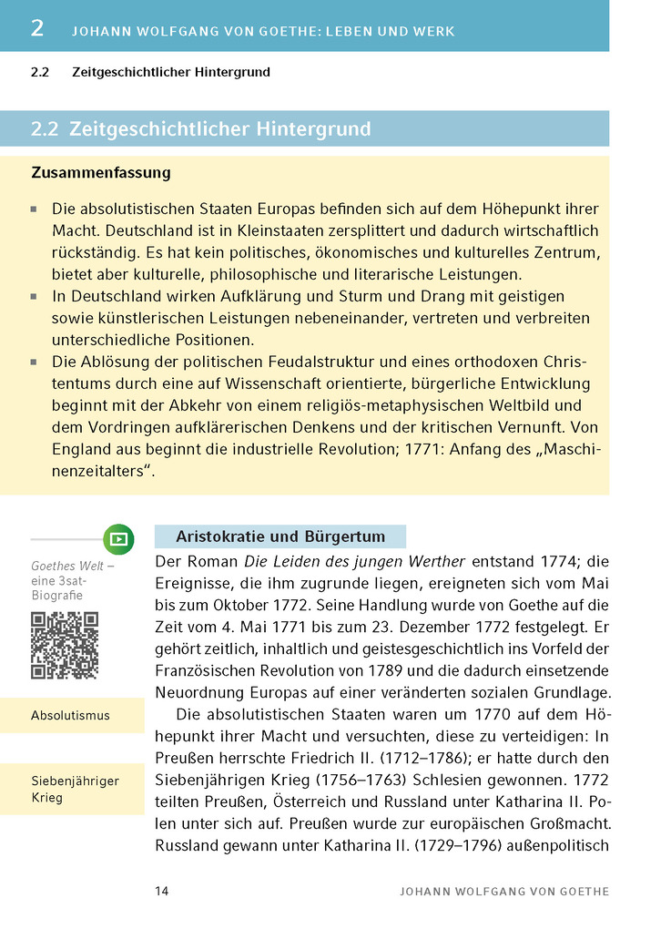 Weitere Ansicht: Die Leiden des jungen Werther von Johann Wolfgang von Goethe - Textanalyse und Interpretation | Johann Wolfgang von Goethe