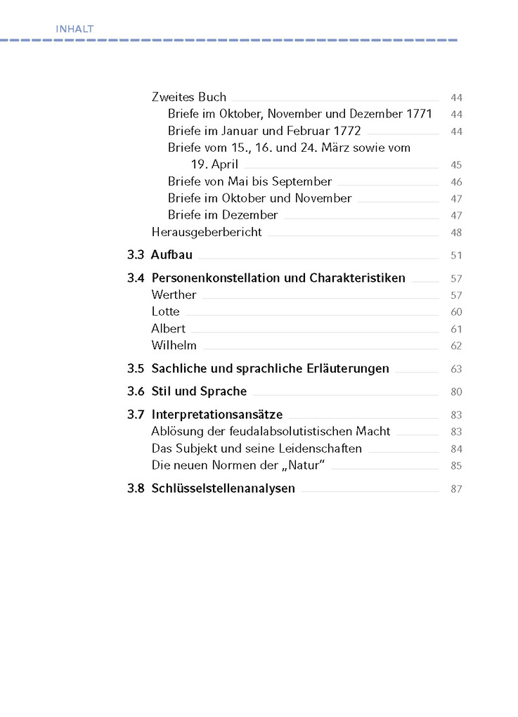 Weitere Ansicht: Die Leiden des jungen Werther von Johann Wolfgang von Goethe - Textanalyse und Interpretation | Johann Wolfgang von Goethe