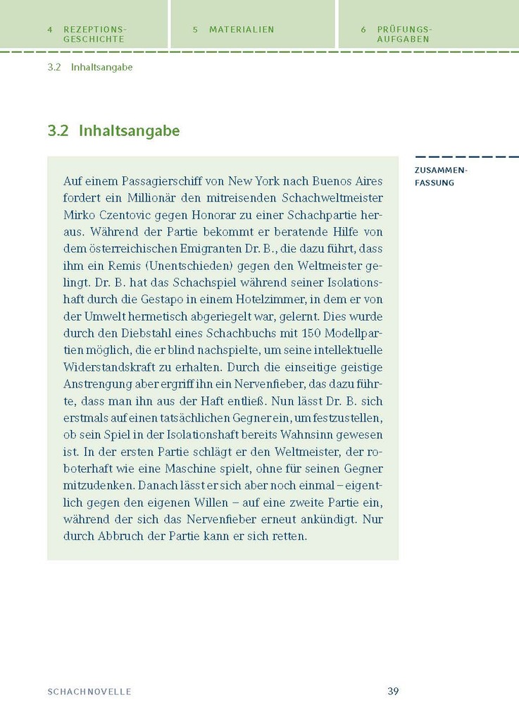 Weitere Ansicht: Schachnovelle von Stefan Zweig | Stefan Zweig