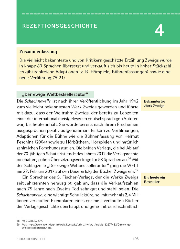 Weitere Ansicht: Schachnovelle von Stefan Zweig | Stefan Zweig