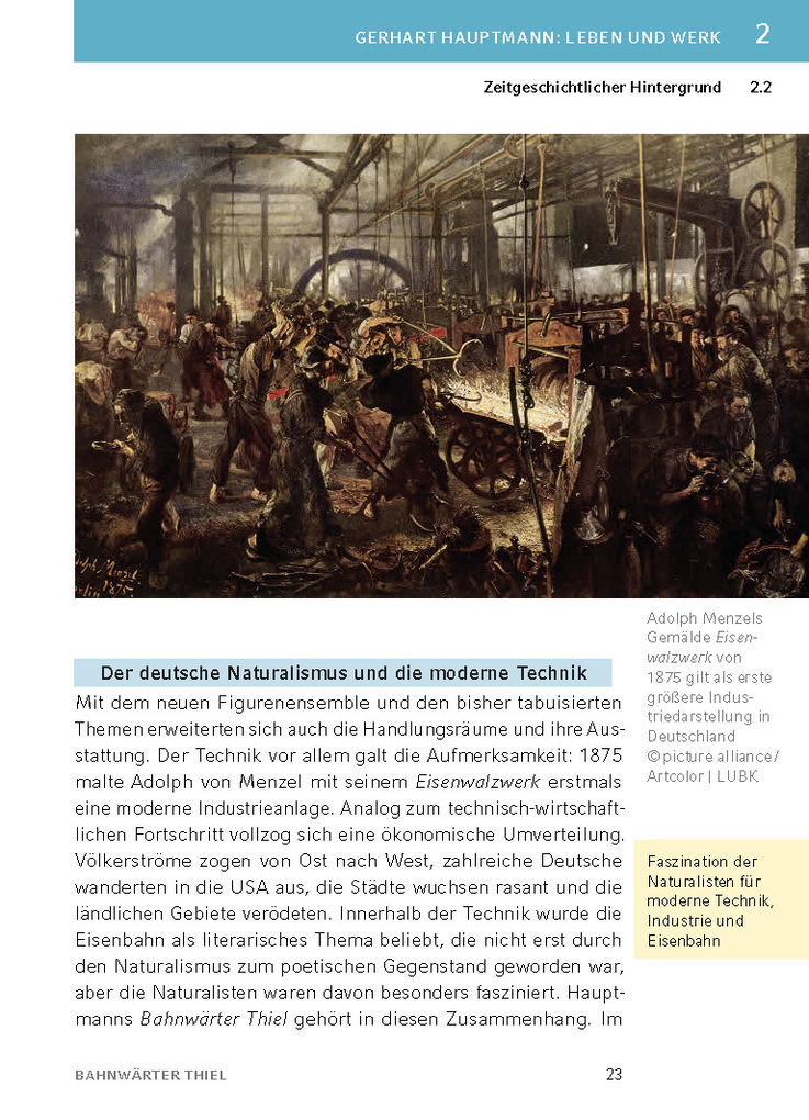 Weitere Ansicht: Bahnwärter Thiel von Gerhart Hauptmann