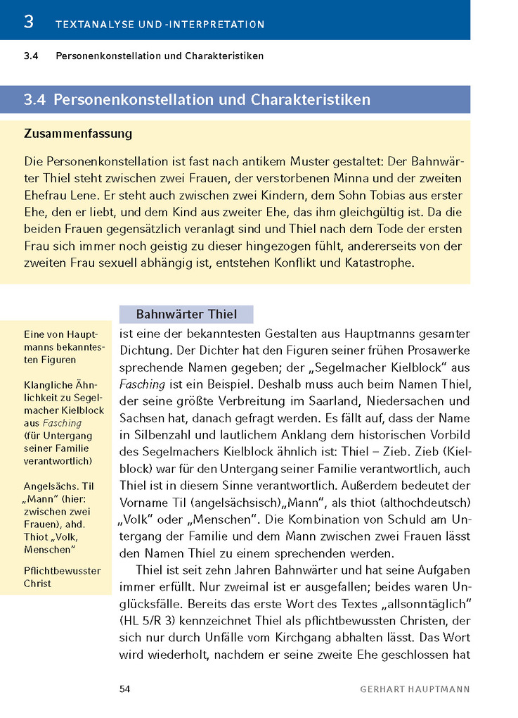 Weitere Ansicht: Bahnwärter Thiel von Gerhart Hauptmann