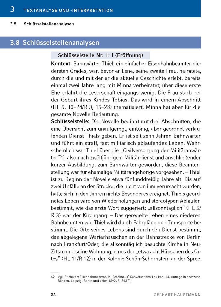 Weitere Ansicht: Bahnwärter Thiel von Gerhart Hauptmann
