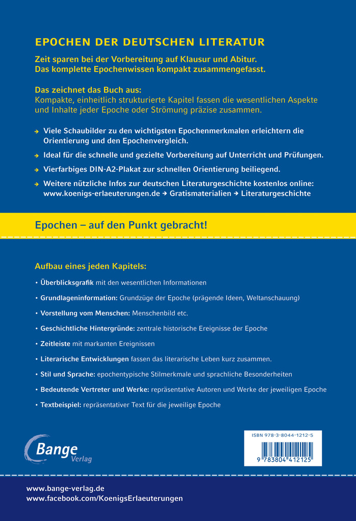 Weitere Ansicht: Epochen der deutschen Literatur | Yomb May