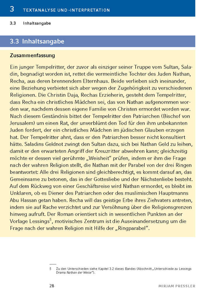 Weitere Ansicht: Nathan und seine Kinder von Mirjam Pressler | Mirjam Pressler