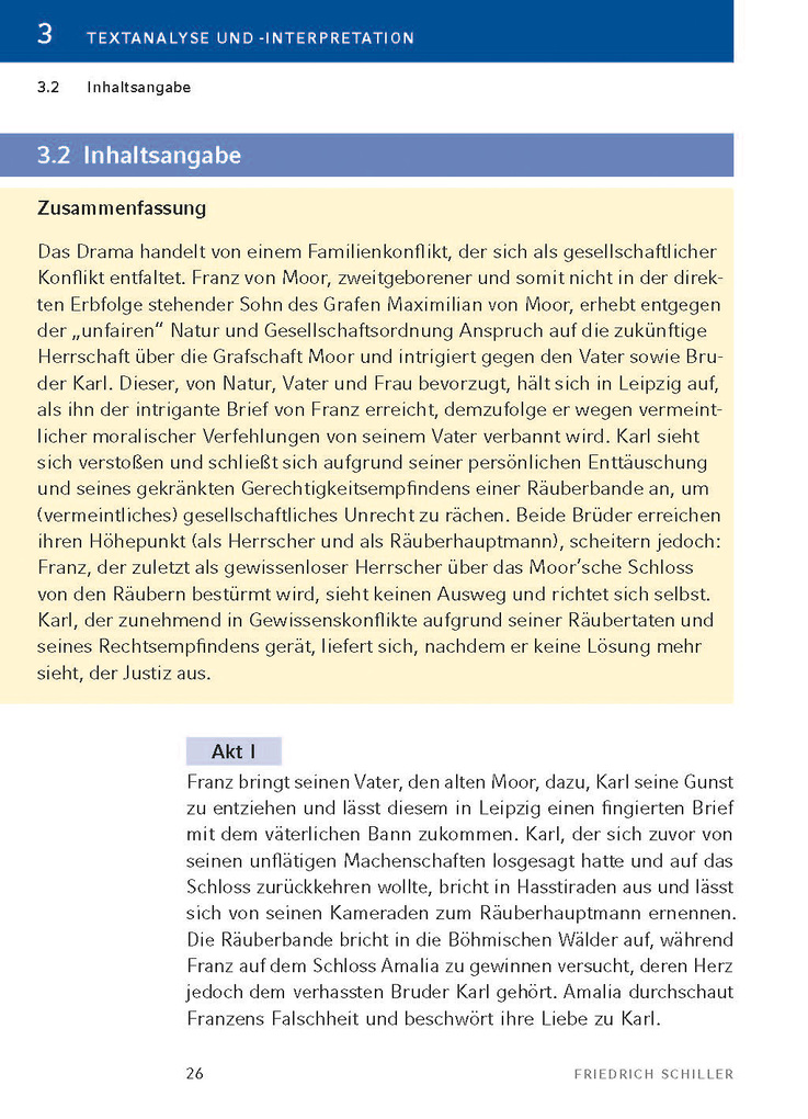 Weitere Ansicht: Die Räuber von Friedrich Schiller