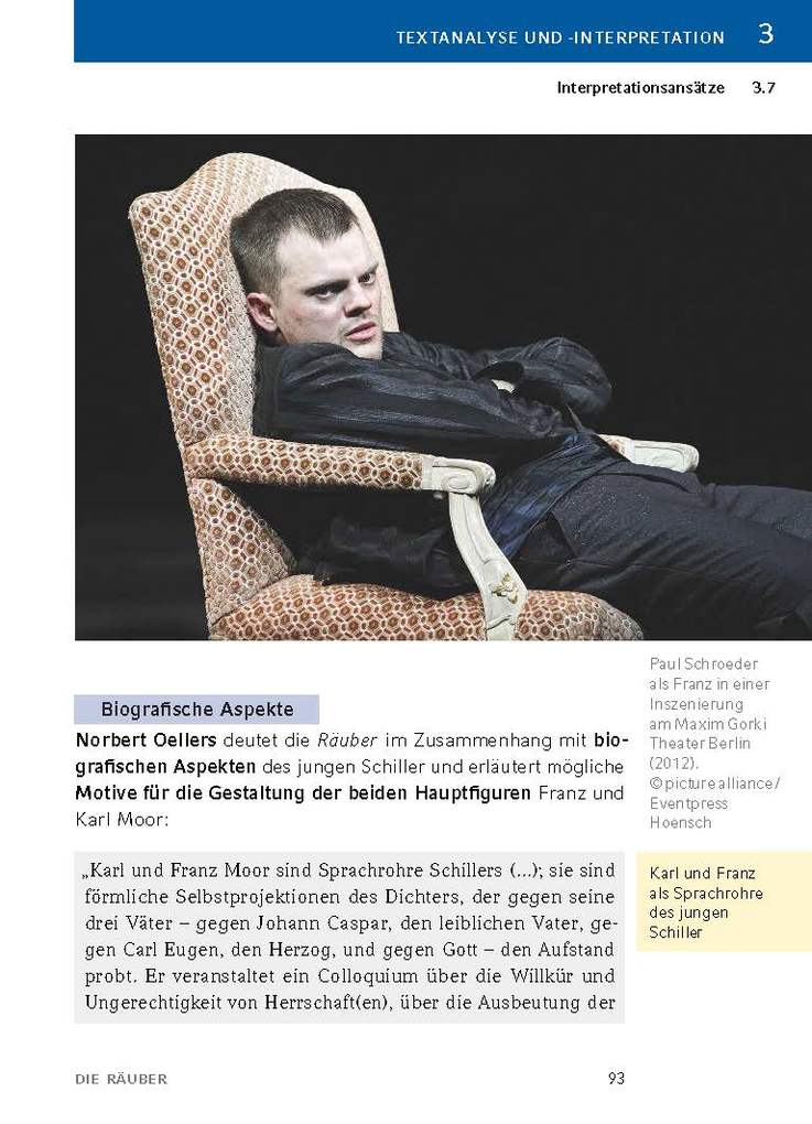 Weitere Ansicht: Die Räuber von Friedrich Schiller