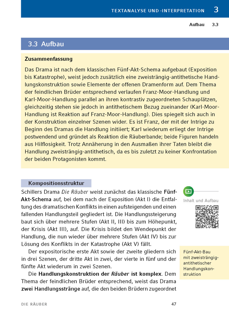 Weitere Ansicht: Die Räuber von Friedrich Schiller