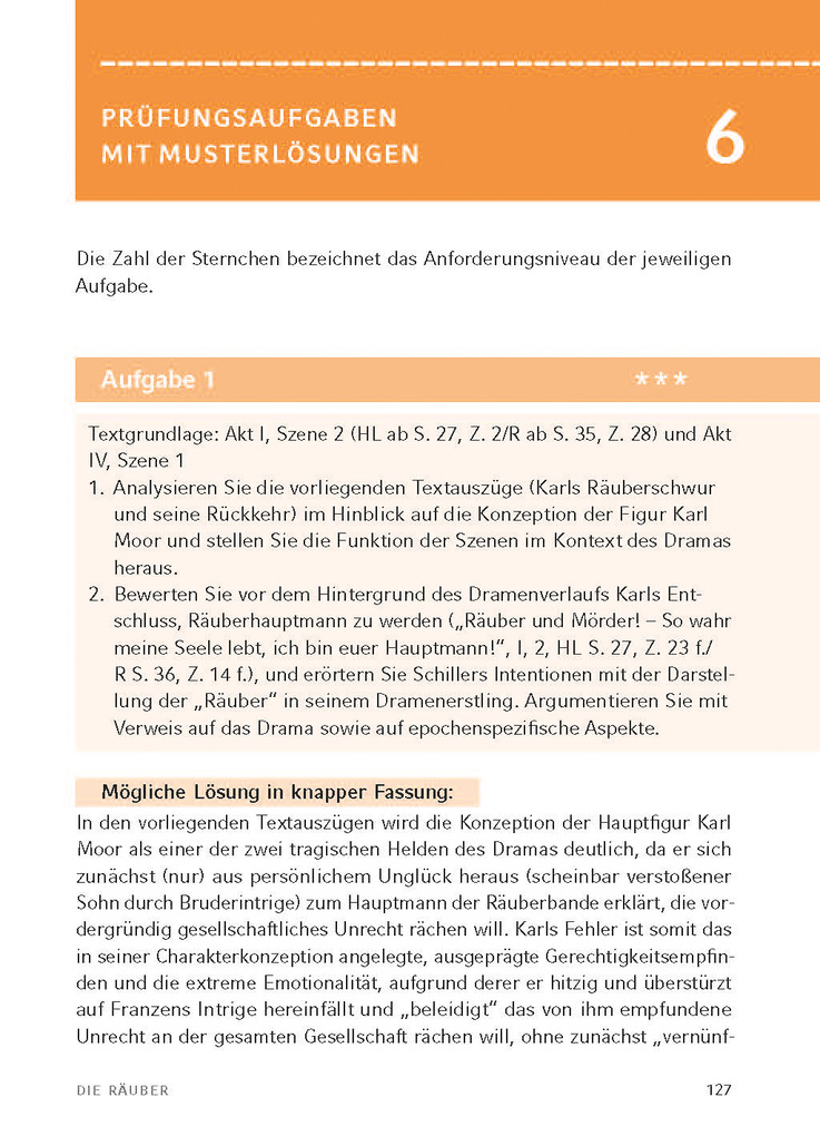 Weitere Ansicht: Die Räuber von Friedrich Schiller