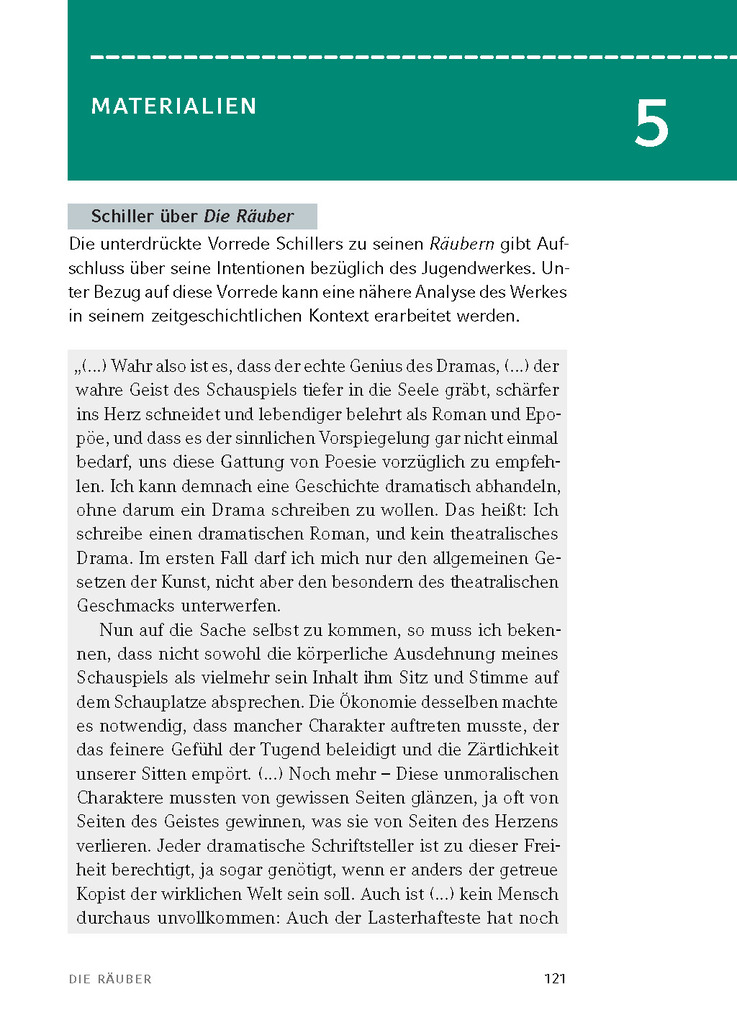 Weitere Ansicht: Die Räuber von Friedrich Schiller