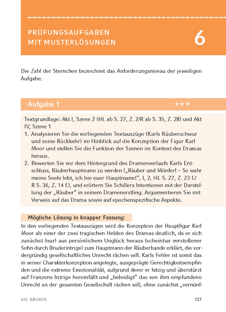 Weitere Ansicht: Die Räuber von Friedrich Schiller