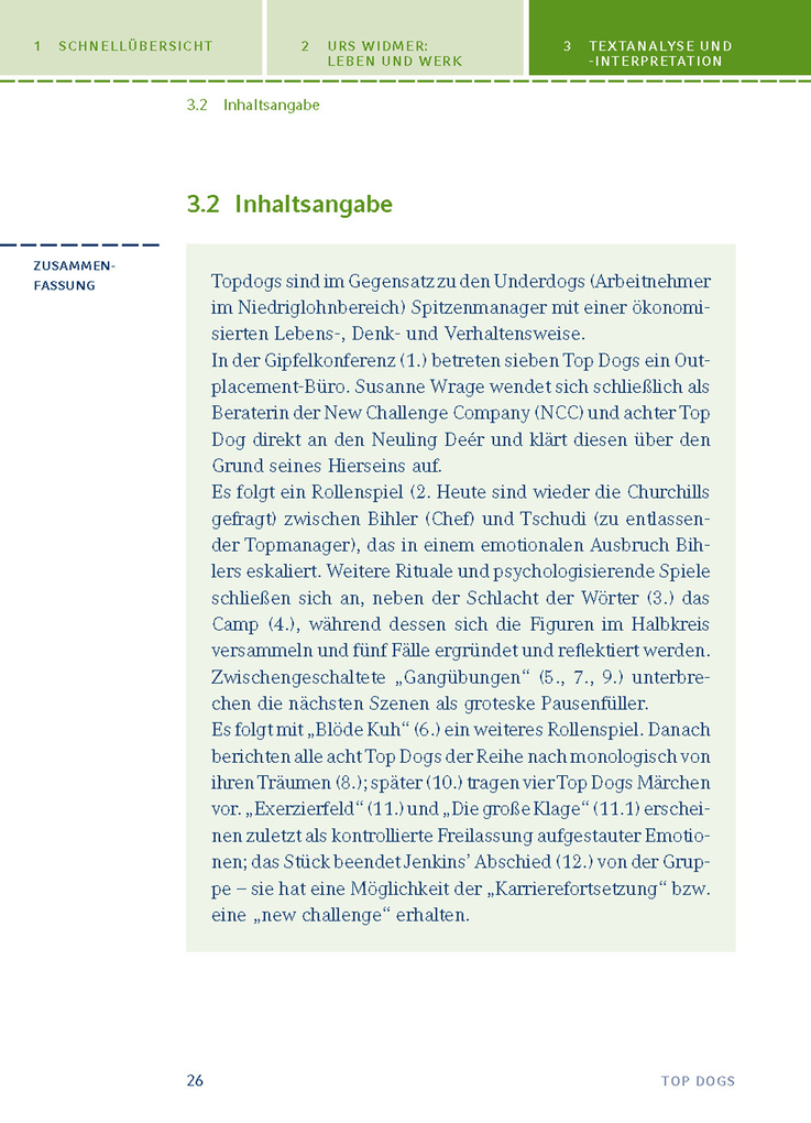 Weitere Ansicht: Top Dogs von Urs Widmer Textanalyse und Interpretation | Urs Widmer