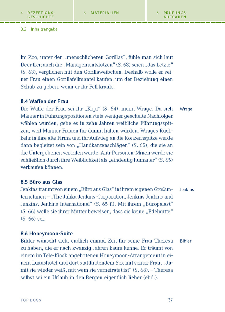 Weitere Ansicht: Top Dogs von Urs Widmer Textanalyse und Interpretation | Urs Widmer