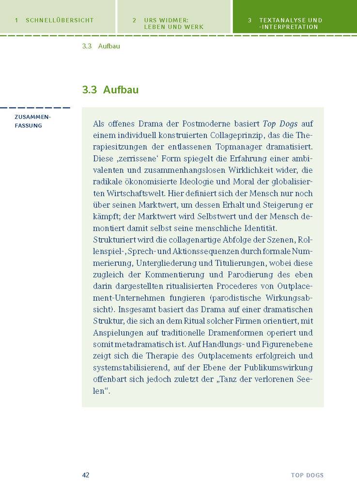 Weitere Ansicht: Top Dogs von Urs Widmer Textanalyse und Interpretation | Urs Widmer
