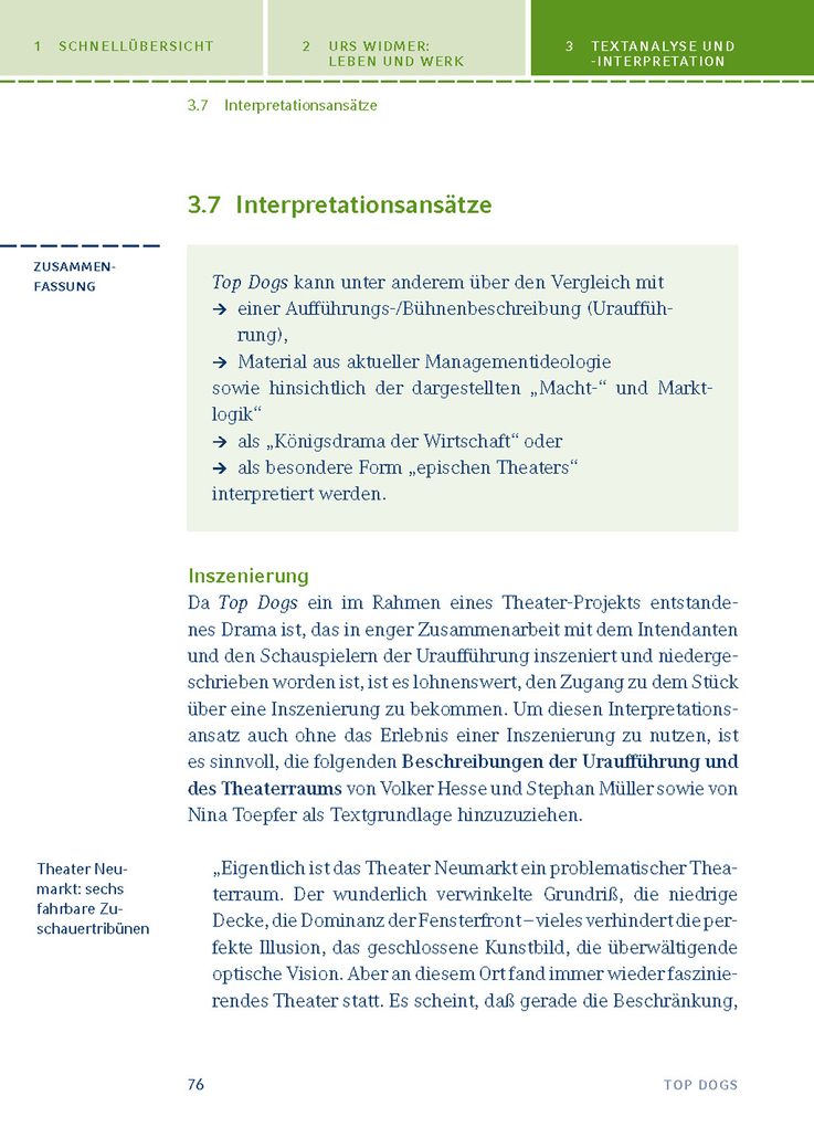 Weitere Ansicht: Top Dogs von Urs Widmer Textanalyse und Interpretation | Urs Widmer