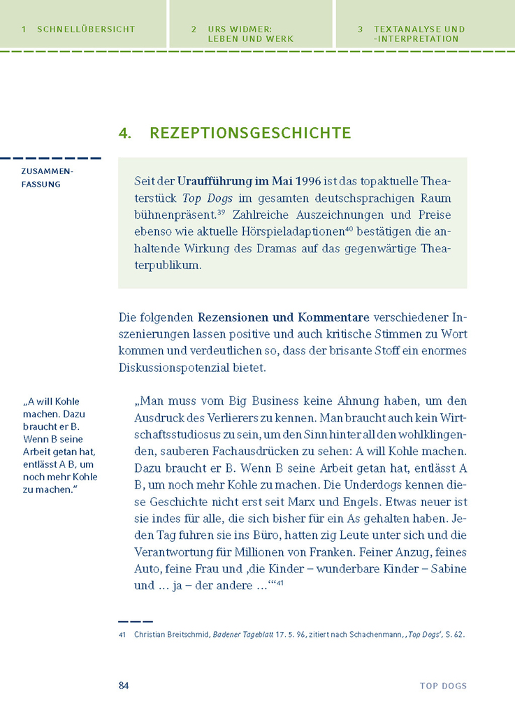 Weitere Ansicht: Top Dogs von Urs Widmer Textanalyse und Interpretation | Urs Widmer