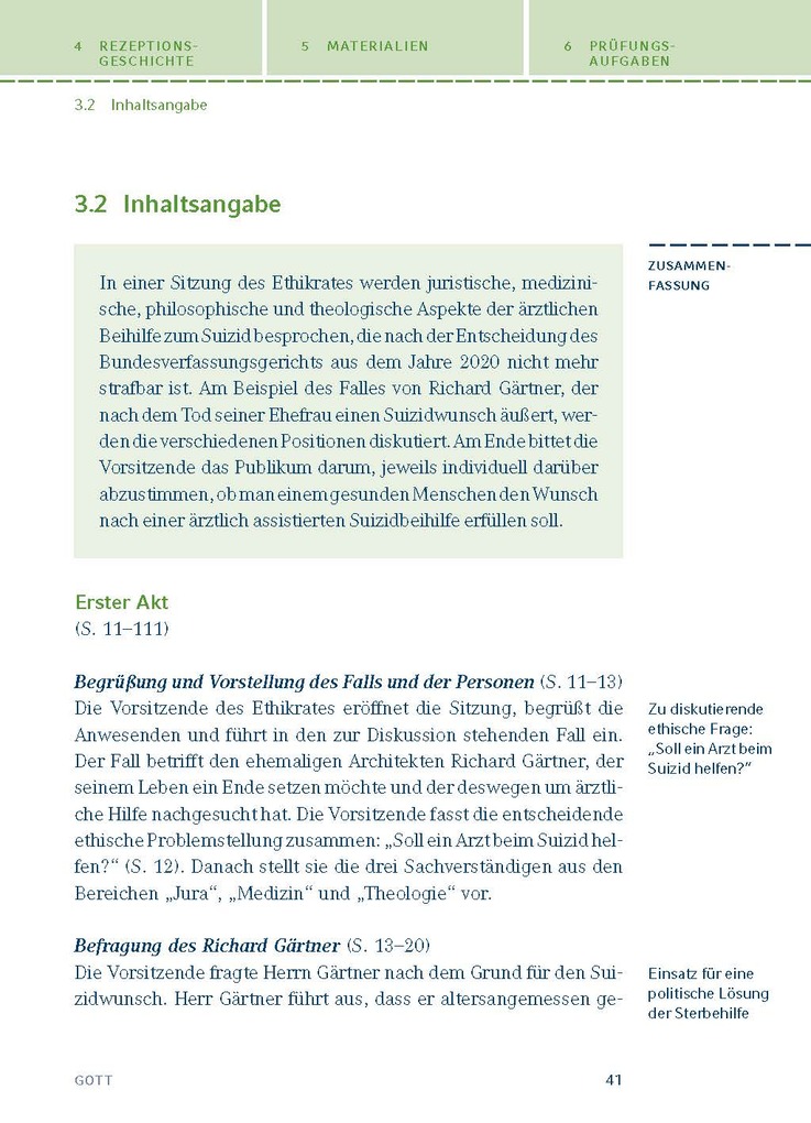 Weitere Ansicht: Gott von Ferdinand von Schirach