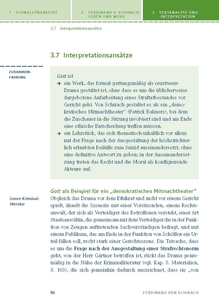 Weitere Ansicht: Gott von Ferdinand von Schirach