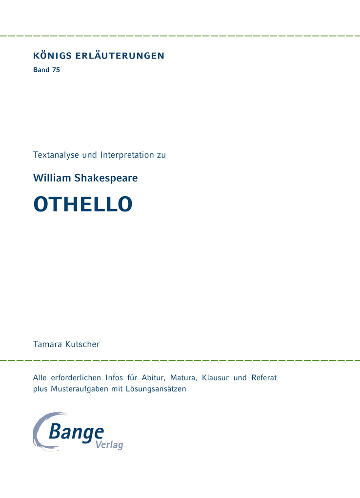 Weitere Ansicht: Othello von William Shakespeare