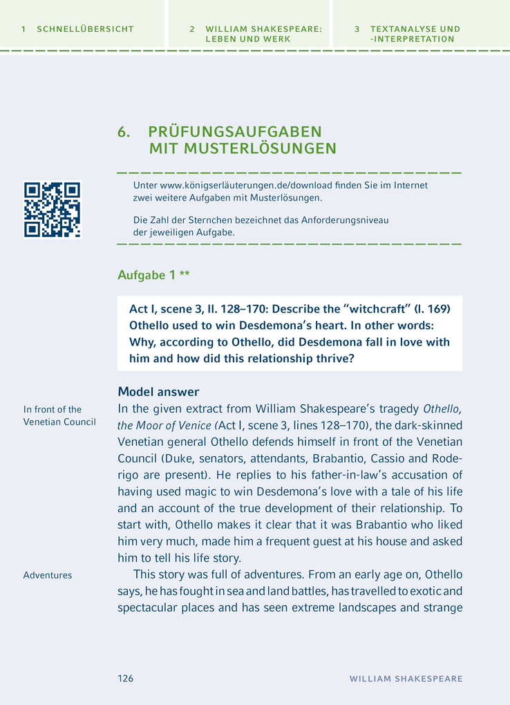 Weitere Ansicht: Othello von William Shakespeare
