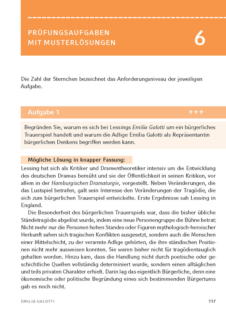 Weitere Ansicht: Emilia Galotti von Gotthold Ephraim Lessing