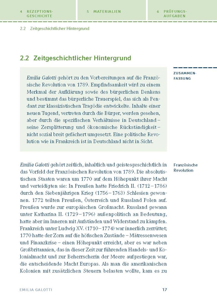 Weitere Ansicht: Emilia Galotti von Gotthold Ephraim Lessing