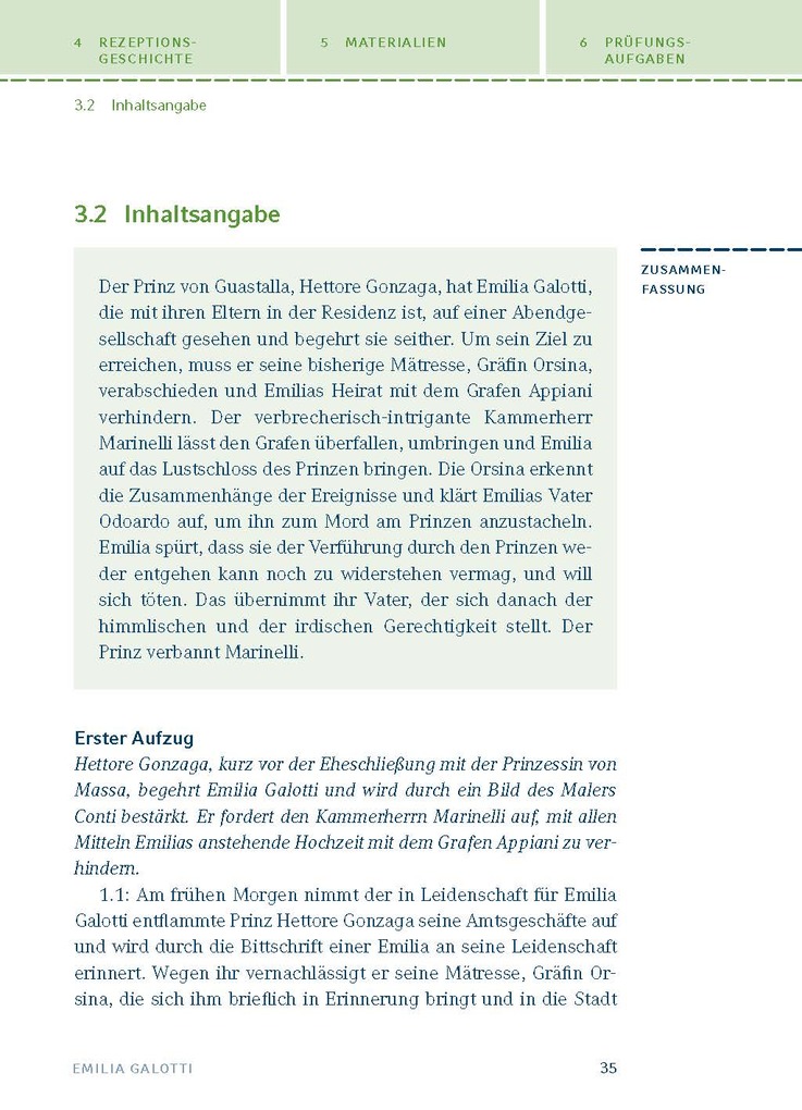 Weitere Ansicht: Emilia Galotti von Gotthold Ephraim Lessing