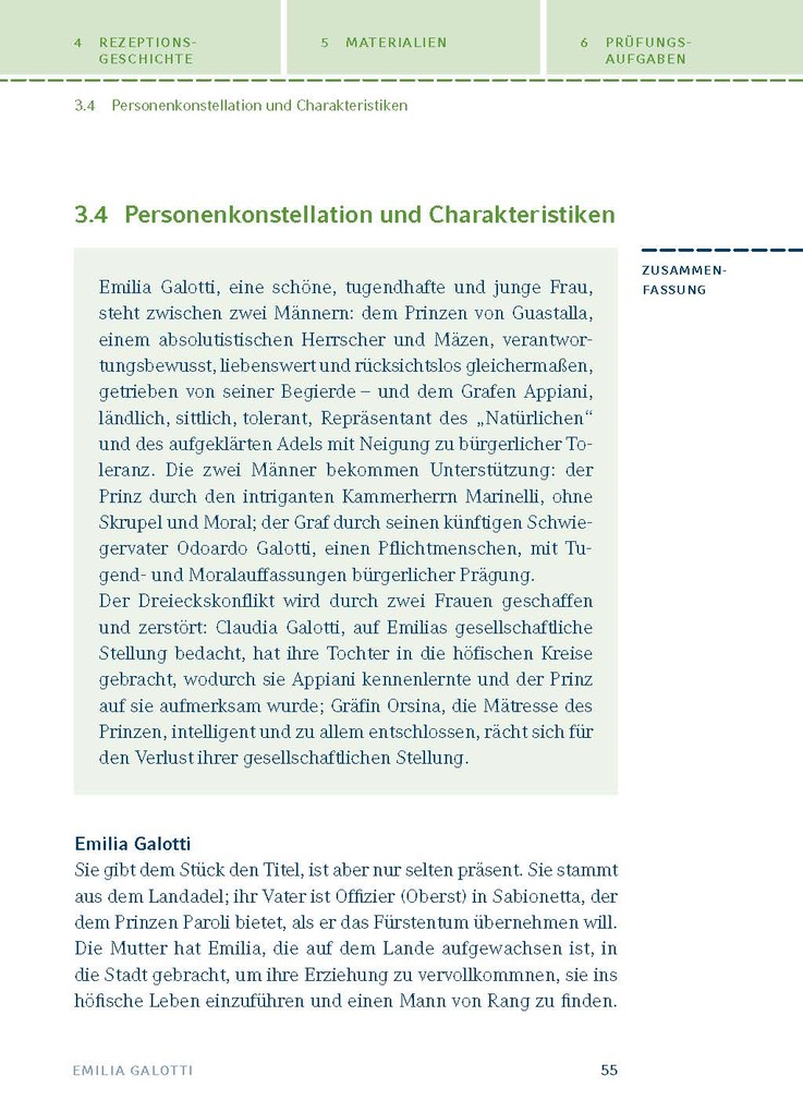 Weitere Ansicht: Emilia Galotti von Gotthold Ephraim Lessing