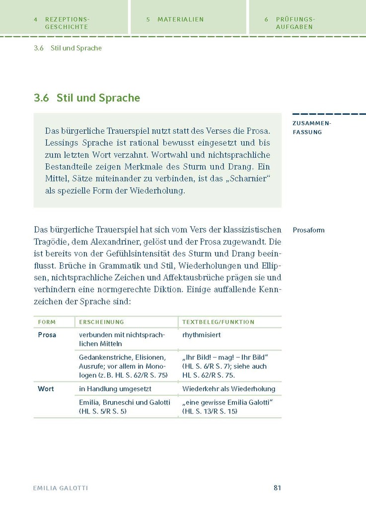 Weitere Ansicht: Emilia Galotti von Gotthold Ephraim Lessing