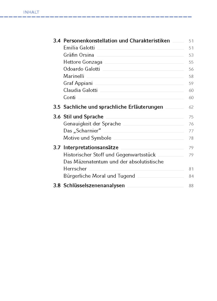 Weitere Ansicht: Emilia Galotti von Gotthold Ephraim Lessing