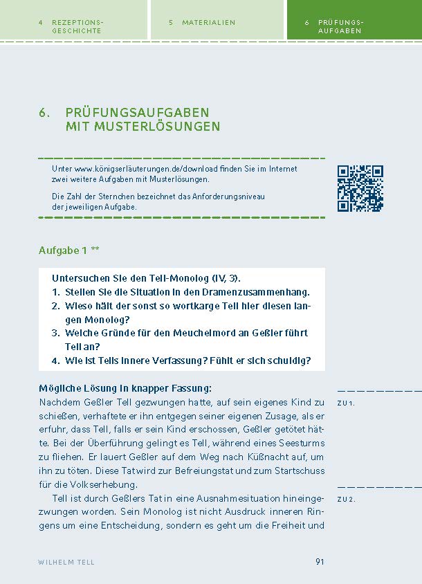 Weitere Ansicht: Wilhelm Tell von Friedrich Schiller