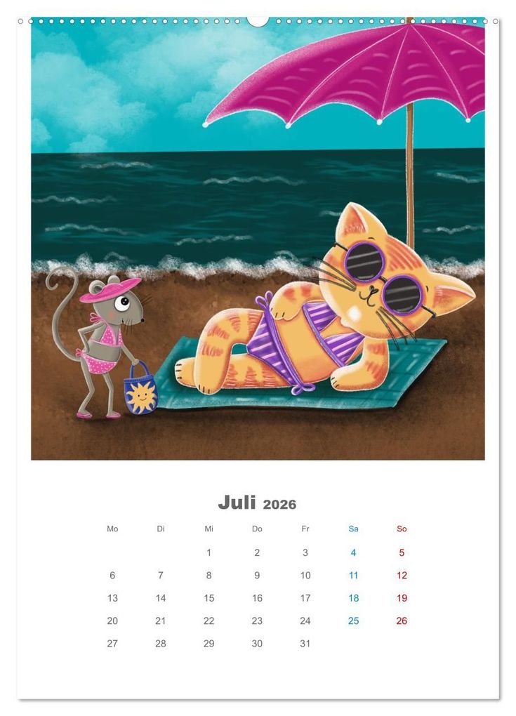 Weitere Ansicht: LEOPOLD DER DRITTE - Ein Kater mit ganz viel Charme (Wandkalender 2026 DIN A2 hoch), CALVENDO Monatskalender | Danja Krampikowski, Calvendo