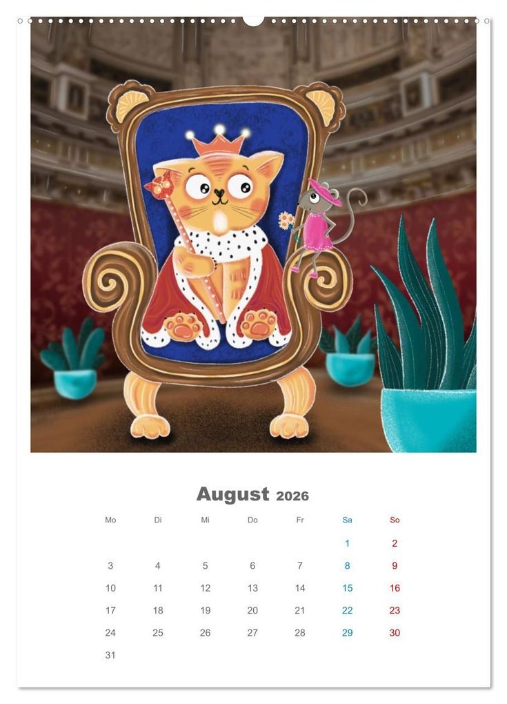 Weitere Ansicht: LEOPOLD DER DRITTE - Ein Kater mit ganz viel Charme (Wandkalender 2026 DIN A2 hoch), CALVENDO Monatskalender | Danja Krampikowski, Calvendo