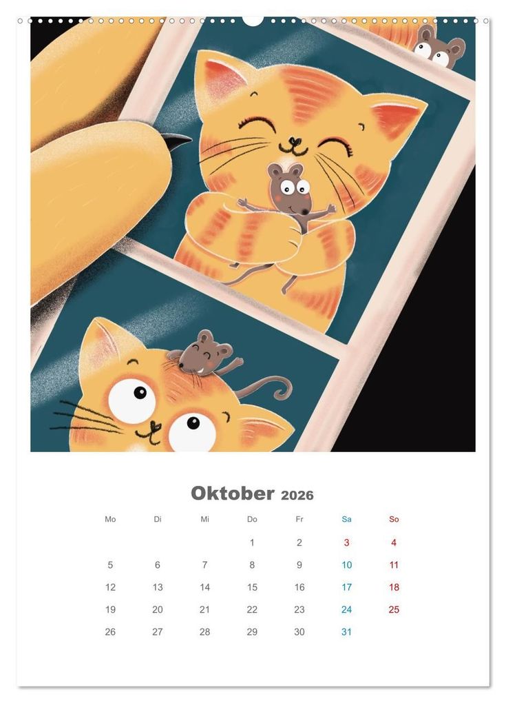 Weitere Ansicht: LEOPOLD DER DRITTE - Ein Kater mit ganz viel Charme (Wandkalender 2026 DIN A2 hoch), CALVENDO Monatskalender | Danja Krampikowski, Calvendo