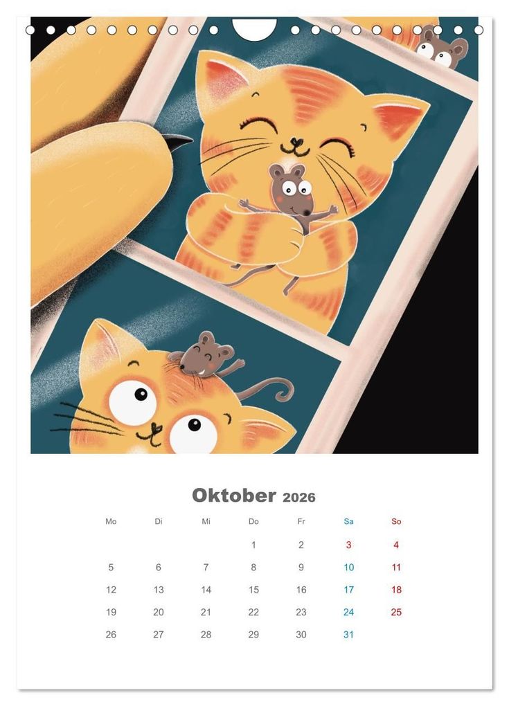 Weitere Ansicht: LEOPOLD DER DRITTE - Ein Kater mit ganz viel Charme (Wandkalender 2026 DIN A4 hoch), CALVENDO Monatskalender | Danja Krampikowski, Calvendo