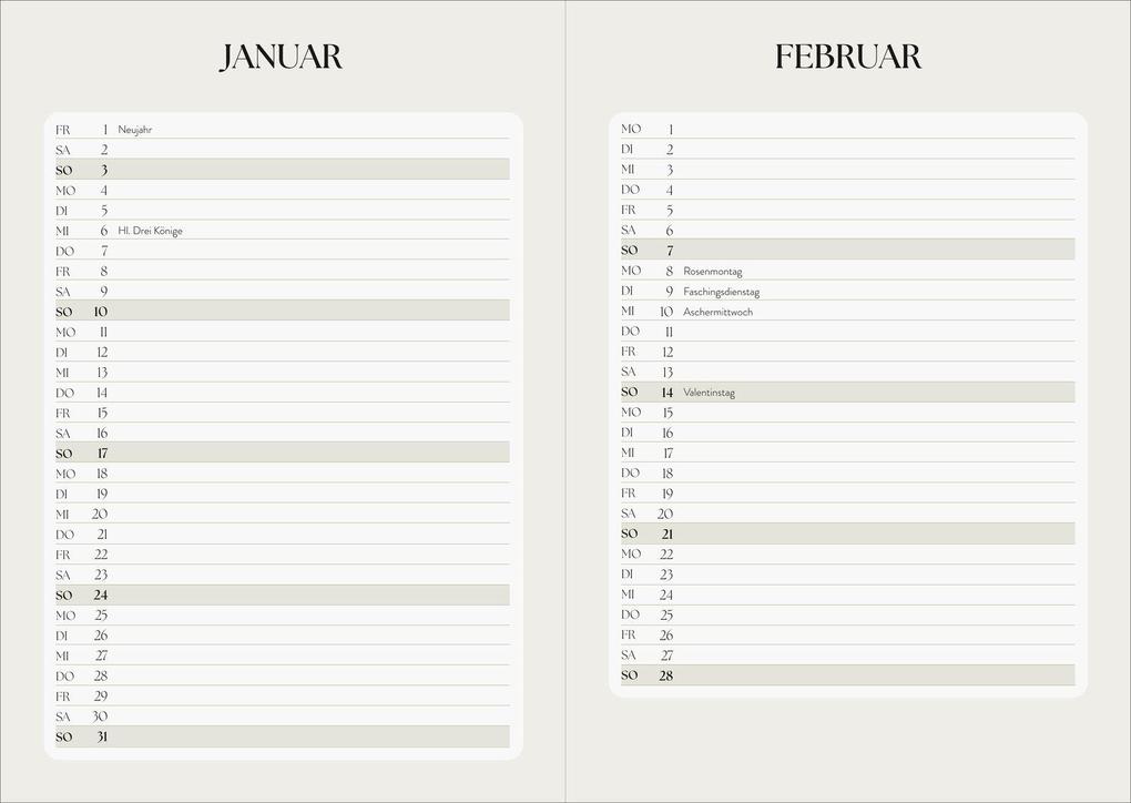 Weitere Ansicht: Taschenkalender A5 2027: Blütenmotiv, bestickt, rosa