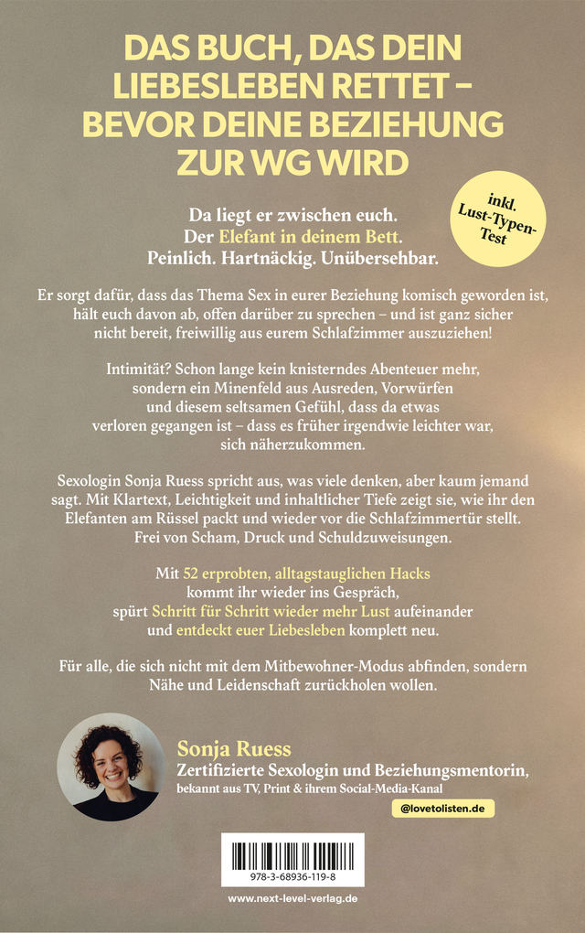 Weitere Ansicht: Der Elefant in deinem Bett | Sonja Ruess