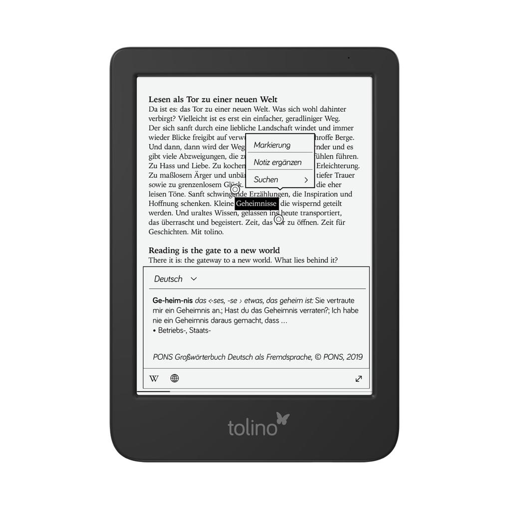 Weitere Ansicht: tolino shine