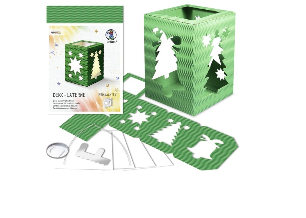 Weitere Ansicht: URSUS Laternenzeit Deko-Laterne "Weihnachten", dunkelgrün