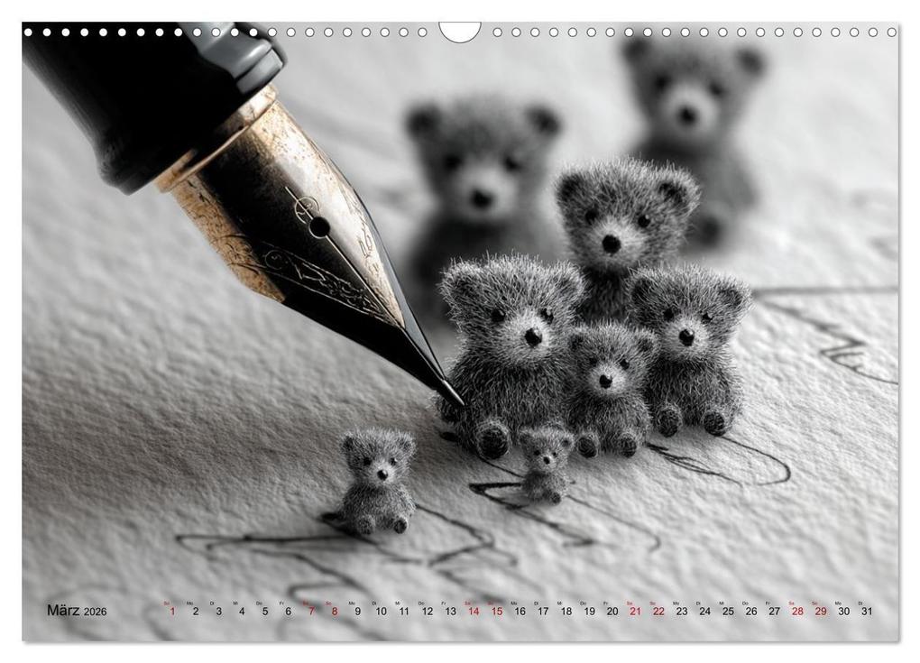 Weitere Ansicht: Die leise Magie der Kalligrafie (Wandkalender 2026 DIN A3 quer), CALVENDO Monatskalender | Calvendo, Anne Seltmann