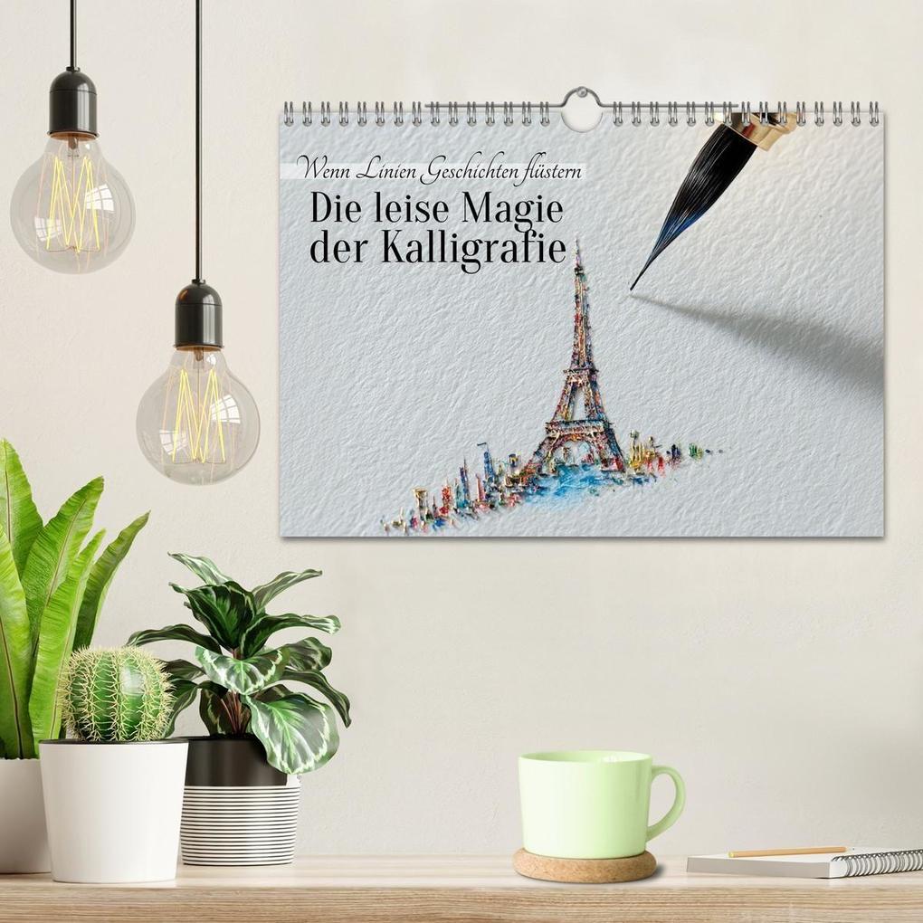Weitere Ansicht: Die leise Magie der Kalligrafie (Wandkalender 2026 DIN A4 quer), CALVENDO Monatskalender | Calvendo, Anne Seltmann