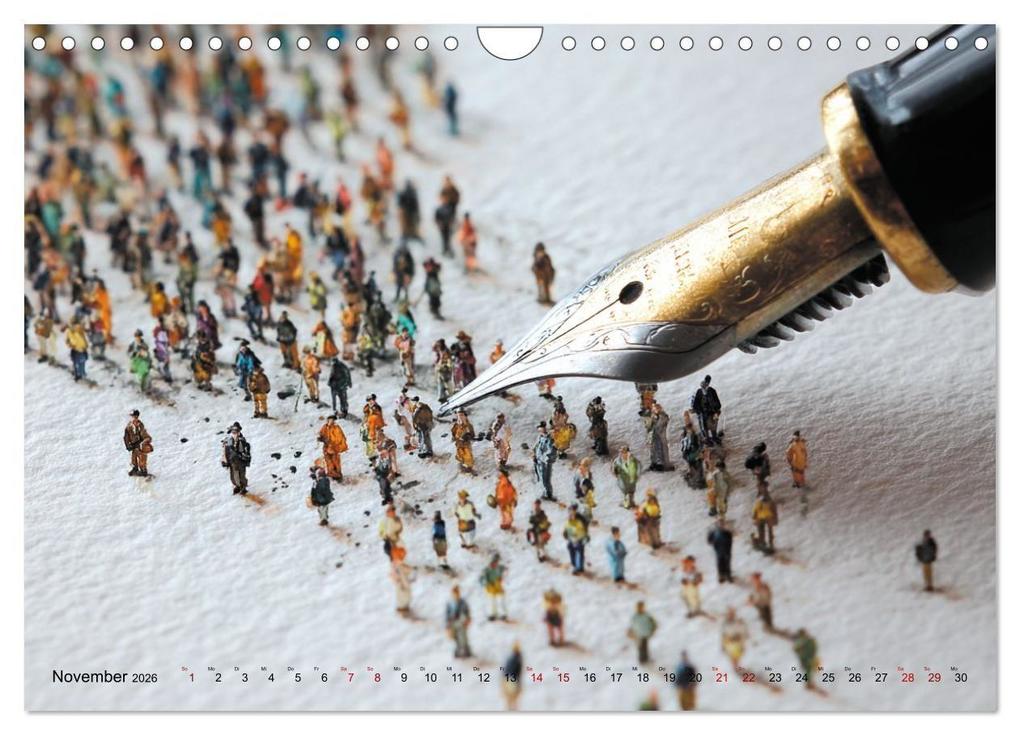 Weitere Ansicht: Die leise Magie der Kalligrafie (Wandkalender 2026 DIN A4 quer), CALVENDO Monatskalender | Calvendo, Anne Seltmann