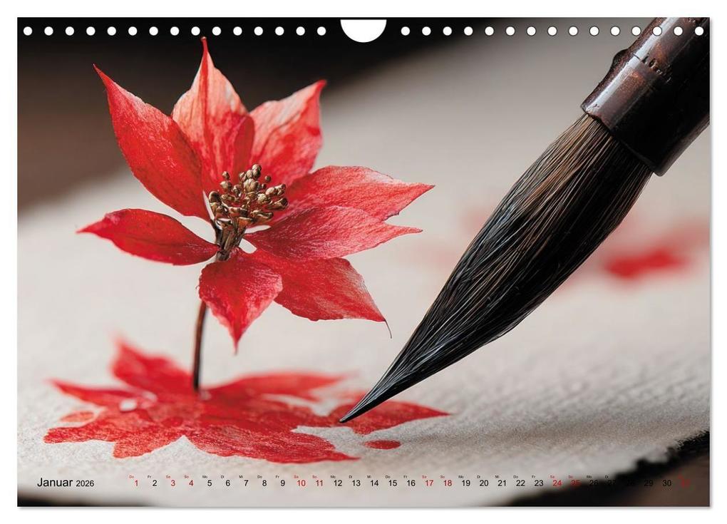 Weitere Ansicht: Die leise Magie der Kalligrafie (Wandkalender 2026 DIN A4 quer), CALVENDO Monatskalender | Calvendo, Anne Seltmann