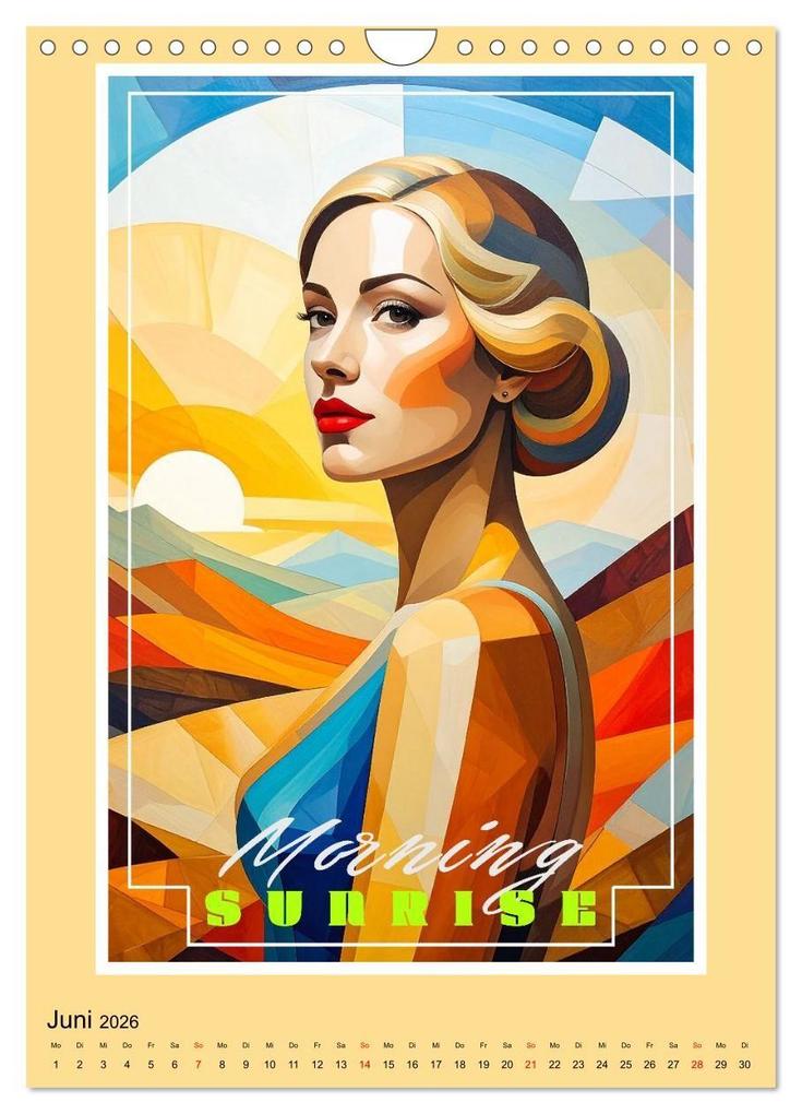 Weitere Ansicht: Art-Déco Vintage-Poster (Wandkalender 2026 DIN A4 hoch), CALVENDO Monatskalender | Calvendo, Werner Braun