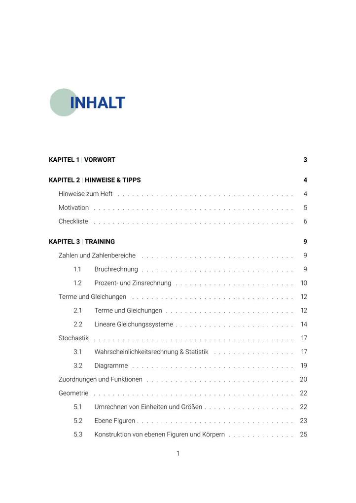 Weitere Ansicht: Prüfungsheft & Training - 2026 Mathematik Hauptschule - Thüringen - Original-Prüfungen und Lösungen