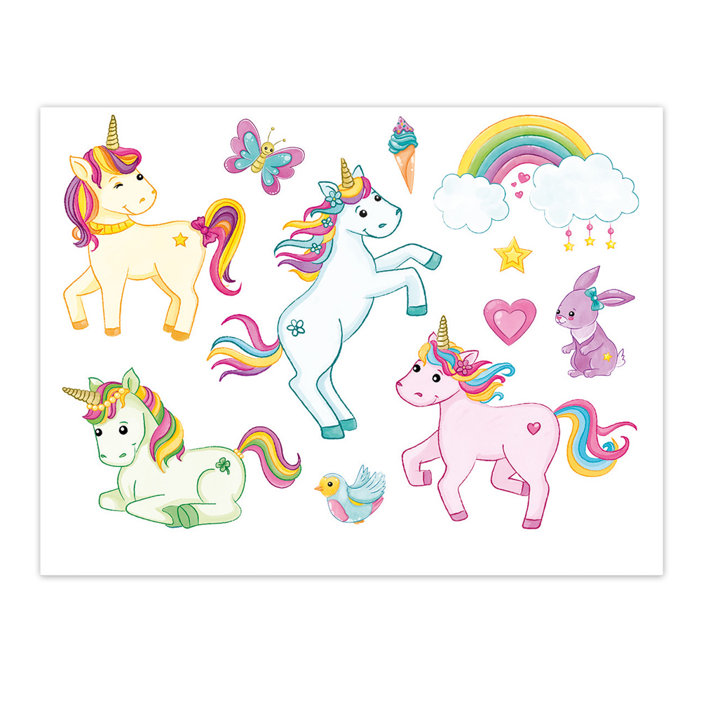 Weitere Ansicht: TRÖTSCH- Tattoos Einhornwelt