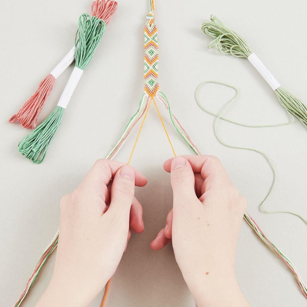 Weitere Ansicht: DIY Freundschaftsarmbänder Set, Neon Mix Colours
