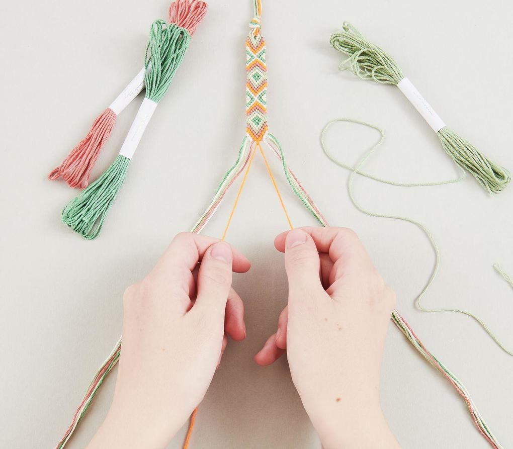 Weitere Ansicht: DIY Freundschaftsarmbänder Set, Neon Mix Colours