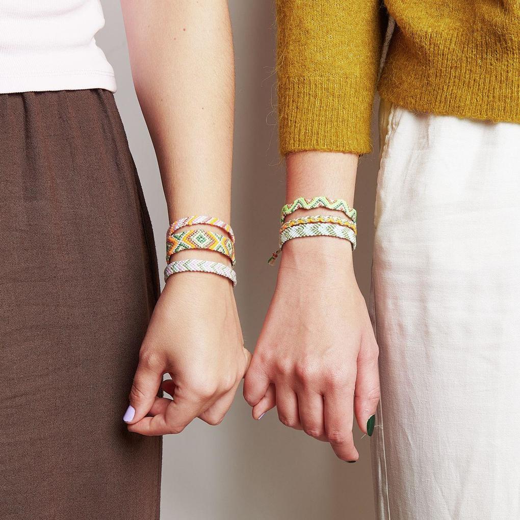Weitere Ansicht: DIY Freundschaftsarmbänder Set, Neon Mix Colours