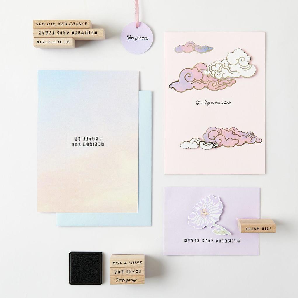 Weitere Ansicht: Stempelset Typo, The Sky is the Limit FSC 100%, 22 Stempel